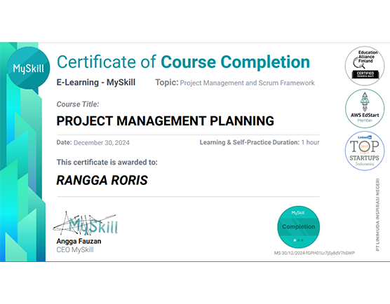 Course Certificate